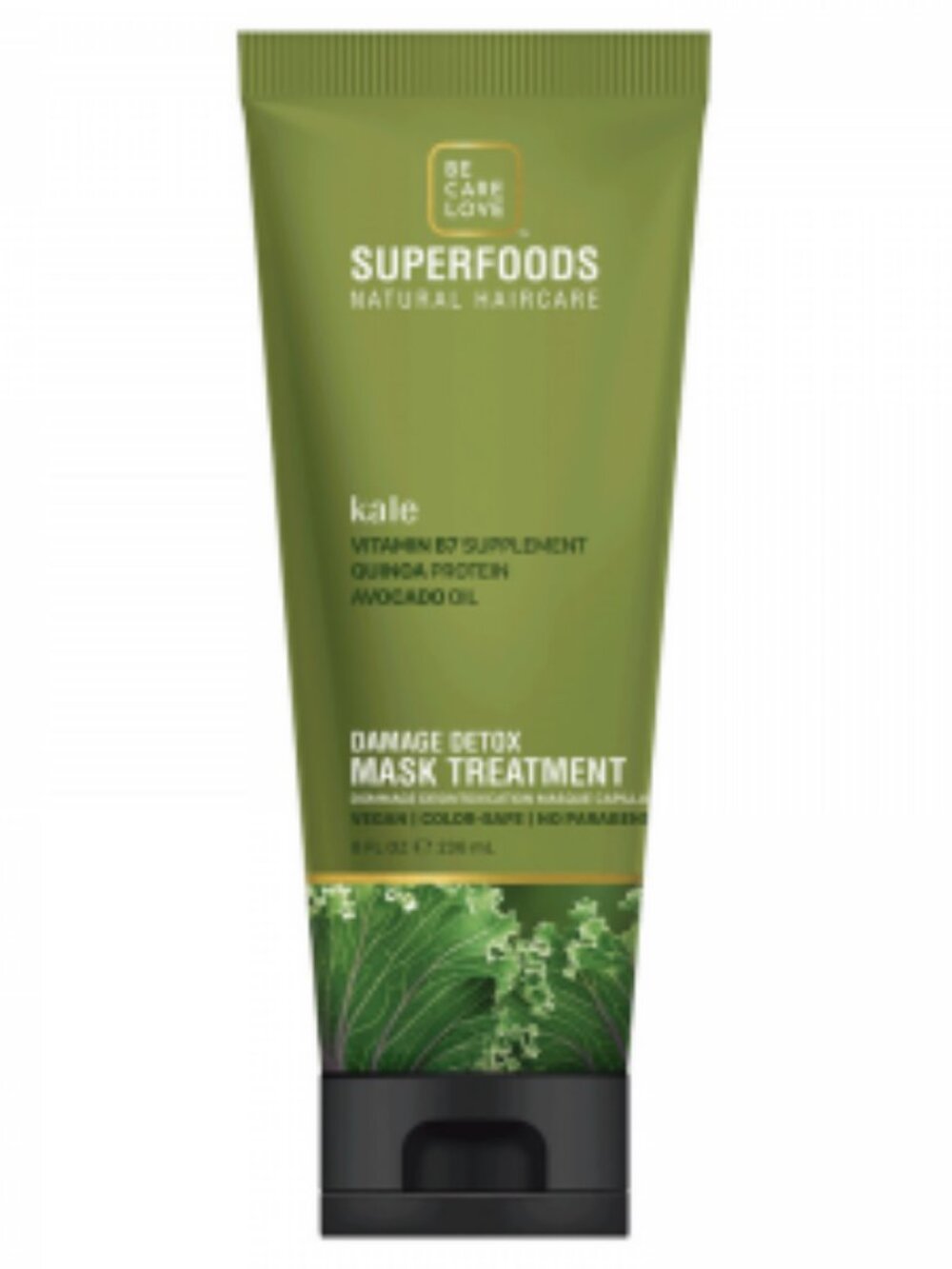 Be Care Love SuperFoods Kale Damage Detox Mask Treatment, 8 Oz